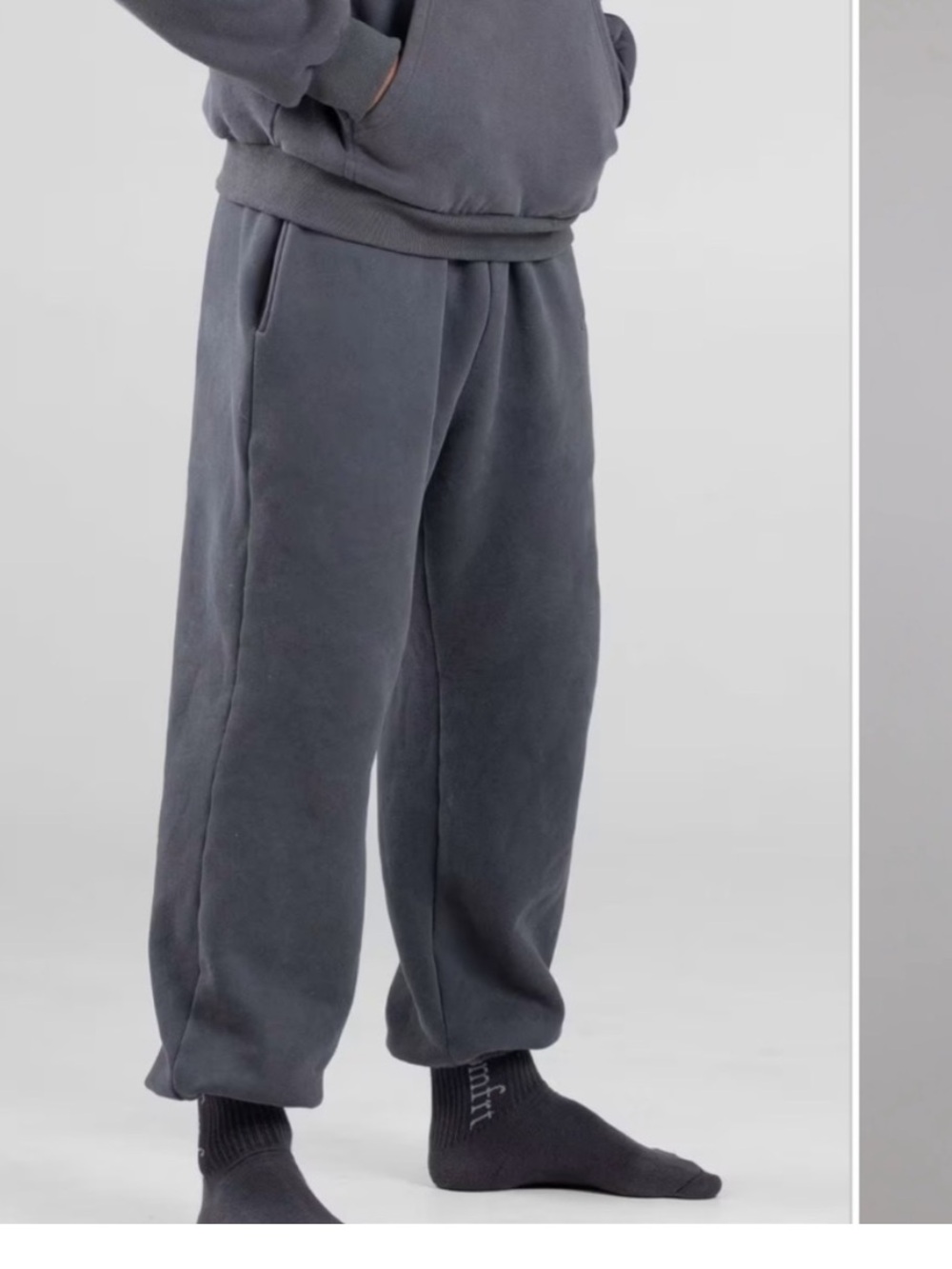 Comfrt Signature Sweatpants Steel Grey Small Unisex